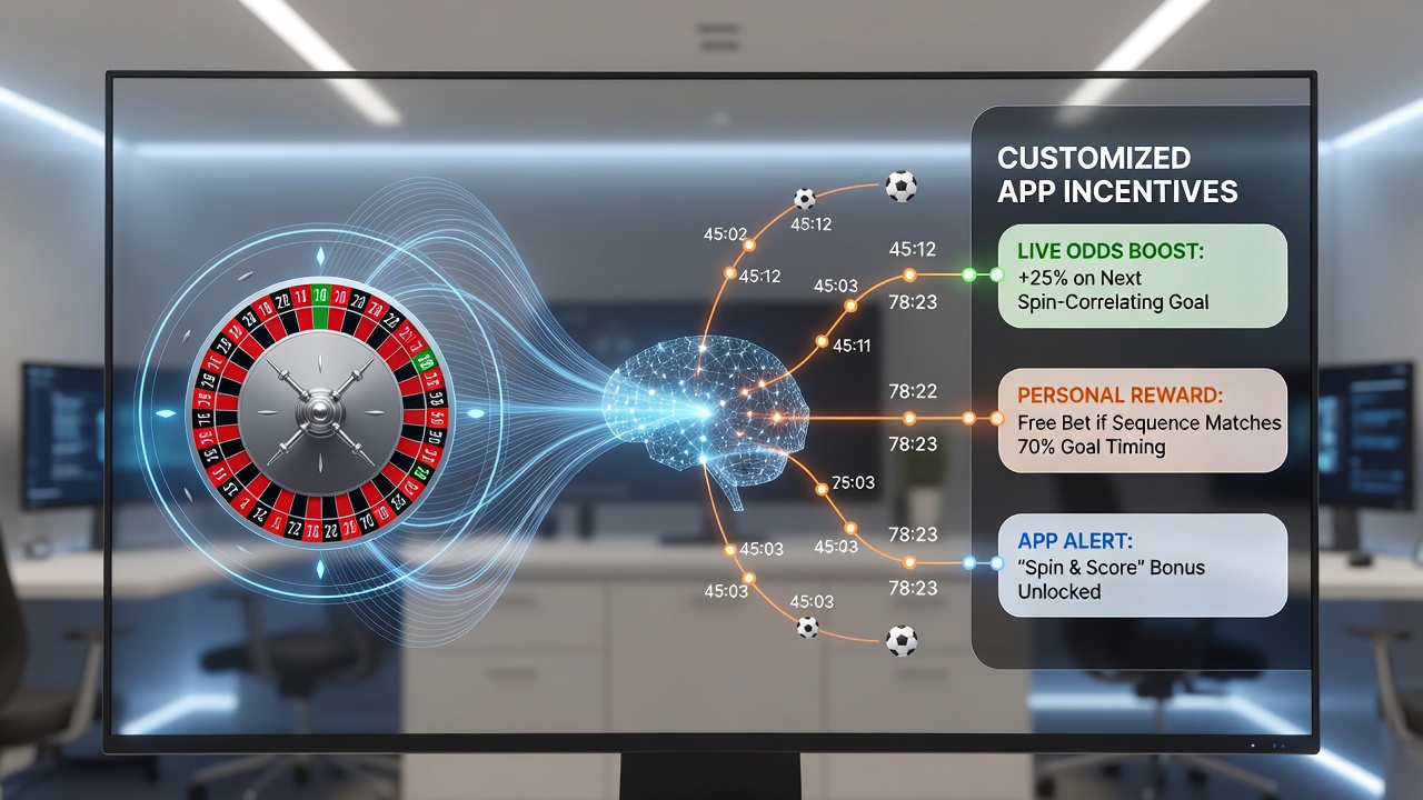 Machine learning modellen analyseren roulette spin data naast voetbal doel timings om app incentives te personaliseren