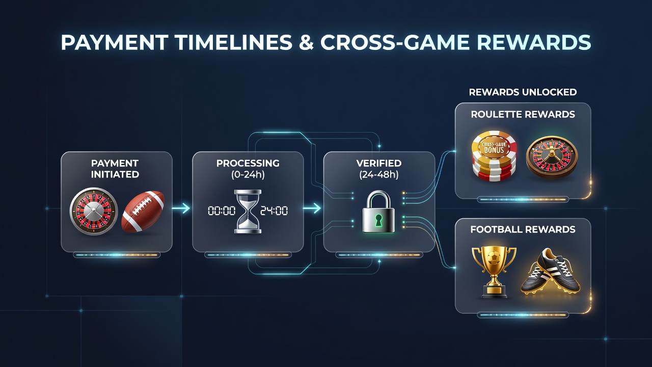 Cross-game beloningen ontgrendeld via mobiele betalingen tussen roulette en voetbal