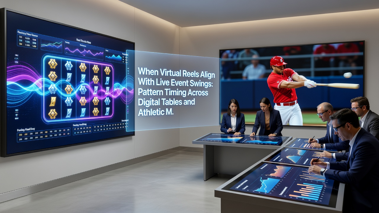 Analyse van patroon timing tussen virtuele slot rollen en live sport schommelingen in digitale markten
